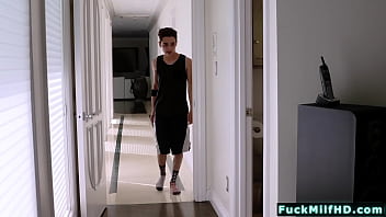 Preview 1 of Hindi Heorine Sex - My stepmom is very hot and slut,  because I was caught spying on her changing her clothes,  but then she seduced me and sucked my dick until I came in her mouth