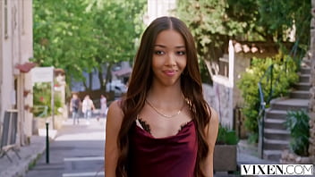 Preview 2 of Lesbian Sss Lick - VIXEN Stunning Lia has passionate sex with secret admirer