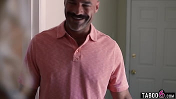 Preview 1 of Son Mome Sex Videos - Stepdaughter teen Khloe Kingsley fucked by stepdad after he cut her a deal