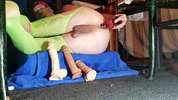 Preview 4 of Arabic Xxx Misari - Sexy soloboy stuffs his ass with two big dildos