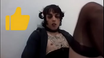 Preview 1 of Apnimal Xxx - Sexy brazilian Goth shemale
