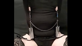 Preview 3 of Hollywood Sex Video - Kinky maso slut remote e-stim CBT October 15 2023 part 1