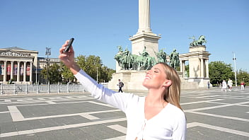 Preview 1 of Fat Xxxxx - Horny Babe Eveline Dellai Invites Tourists Back For No Strings DP Fuck Frenzy GP2830