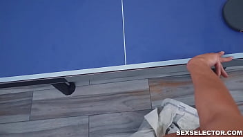Preview 2 of Mom Bokong Big - SEX SELECTOR - Strip Pong With Michelle Anderson