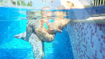 Preview 4 of Sakcex Bepe - Mona Blue Fucks her step brother in the pool