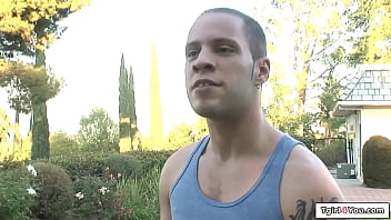 Preview 1 of Harmony Move - TS cheerleader Ryder Monroe anal reamed