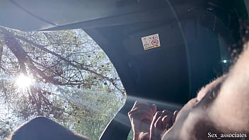 Preview 1 of Abused Fisting Virgin - Public Dick Flash! A Naive Teen Caught Me Jerking Off in the Car on a Hiking Trail and Helped Me Out.