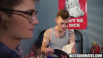 Preview 1 of Rx Xx Xxx Sax - Cute gay students fuck bareback