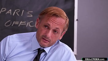 Preview 1 of Silk Dress Fuck - sexy big booty student penetrated by big cock teacher