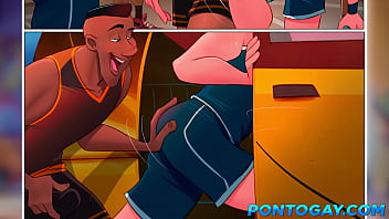 Preview 2 of Taxi Grab - Astros do Basquete - Compilado - Rolas grandes e cuzinhos virgens - Parte 01