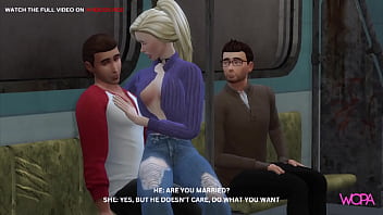 Preview 2 of Indian Fat Anty Sex - [TRAILER] HORN&#039_S DREAM BEING REALIZED IN THE SUBWAY