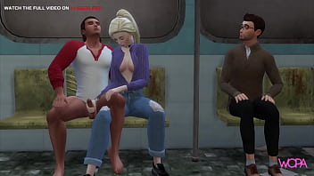 Preview 3 of Indian Fat Anty Sex - [TRAILER] HORN&#039_S DREAM BEING REALIZED IN THE SUBWAY