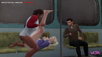 Preview 4 of Indian Fat Anty Sex - [TRAILER] HORN&#039_S DREAM BEING REALIZED IN THE SUBWAY