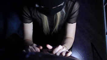 Preview 2 of Young Milf Hardcore - deepthroating blowjob with my neighbor&#039_s mouth and tongue.