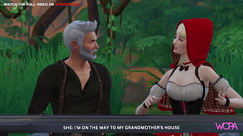 Preview 2 of Sex Abitur - [TRAILER] LITTLE RED RIDING HOOD AND THE HUNTER IN THE MIDDLE OF THE FOREST