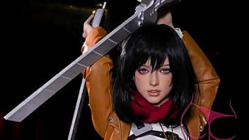 Preview 1 of Samantha Six Mile Viodes - Mikasa Sex Doll