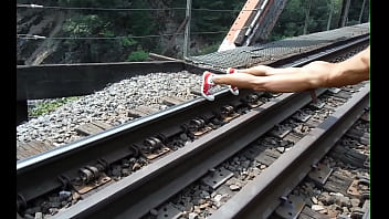Preview 3 of Hot Sex Vidiyo Full Hd - Train track pumping