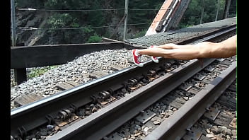 Preview 1 of Hot Sex Vidiyo Full Hd - Train track pumping