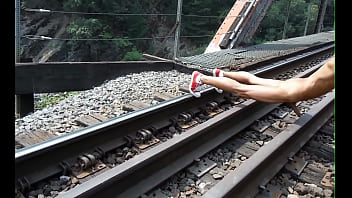 Preview 4 of Hot Sex Vidiyo Full Hd - Train track pumping