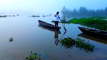 Preview 1 of Mitha Sex - My first time of crossing the river with local boat just to get filled with Maskgodez