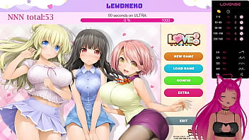 Preview 1 of Man Facesits - VTuber LewdNeko Plays Love Cubed Part 1