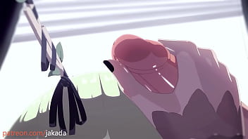 Preview 1 of Japon Lesion - Green head gets fucked (3D hentai)