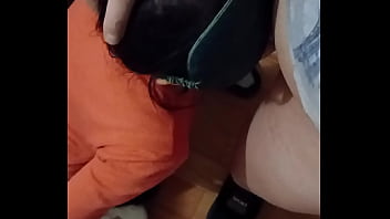 Preview 2 of Pizza Delivery Bbw - My stepdaughter seduced me and I couldn&#039_t resist her,  but I blindfolded her so I wouldn&#039_t be embarrassed