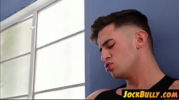 Preview 3 of Mujeres Cojiendo Con Animales - First Gay Sex in the Public Restroom