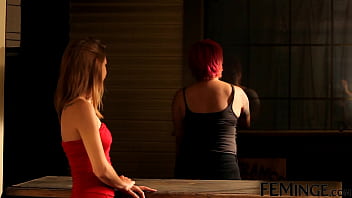 Preview 1 of Www Pomhub Com12 - FEMINGE 4K - Hot Lesbian Enjoys Getting Her Pussy Licked