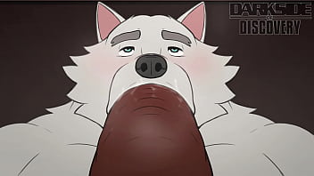 Preview 3 of Girl Glosbe - police bear blowjob