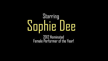 Preview 1 of Ben Sexveadio - Busty Brit Sophie Dee Dildo Fucks Her Hot Vagina!
