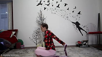 Preview 3 of Black Man And Two Wahit Girl - Yoga Lesson 343