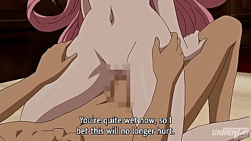 Preview 4 of Mom Cum Fast - Busty Teen Getting her First Orgasm - Hentai [Subtitled]
