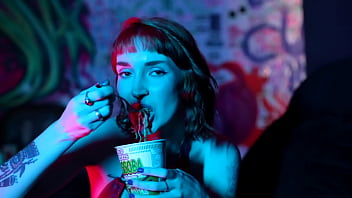 Preview 1 of Subnura Xx - Sexy Feet Crushing Cup Noodles