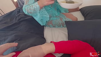 Preview 1 of Bayer Xxx Video Vid - MILF Stepmom Pleasures Injured Stepson To Get The Cum She&#039_s Been Craving