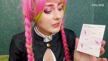 Preview 1 of Kira Reed Pics - Kanroji Mitsuri is masturbating her pink pussy until climax