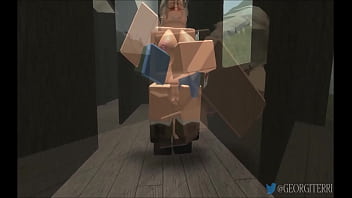 Preview 3 of Big Dig Porn Vedio - Roblox RR34 Animation 1966: &quot_Do it fast...&quot_ Liana and Penya