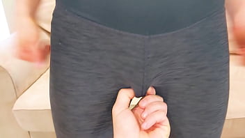 Preview 2 of Xxx Bihari Pati Patni Video - 18 Years old Step Sister in YOGA PANTS gets FUCKED by her Step Brother !!
