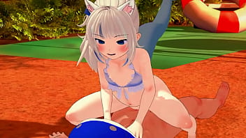 Preview 4 of Holi Sex Beeg - がうる・ぐら Gawr Gura Loses Her Virginity To Her Biggest Fan