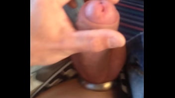 Preview 3 of Black Dick Winks - public train wank