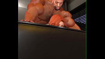Preview 3 of Anal Lessons 02 - huge ndamukong suh gets rough with redheaded wife