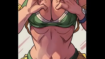 Preview 4 of Pakistani X Gan - Girl showing off big tits (Ai ) anime