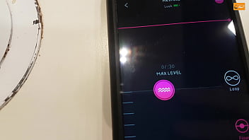 Preview 1 of Saxy Arab Com - Outdoor orgasm for my friend with lovense lush controlled by my phone - Unlimited Orgasm