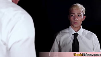 Preview 1 of Indian Savita Bhabhi Xvideo - Sexy blonde teen arrives for consulting but the horny old mentor has something else in his mind