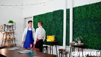 Preview 2 of Camila Aka - Rivals Waiter vs Waiter Theo Brady,  Devin Franco
