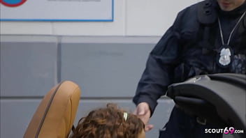 Preview 1 of Hay I Hate U No - Risky Public Scandal Sex - German Mara Martinez give a Fuck to Police Officer