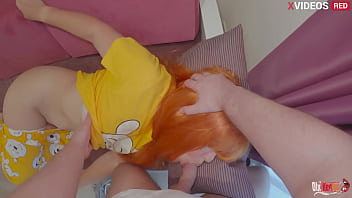 Preview 2 of Amerika Vsbarab - Stepson wakes up stepmom with hard dick in mouth and fucks her ass.