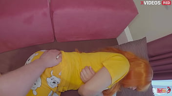 Preview 1 of Amerika Vsbarab - Stepson wakes up stepmom with hard dick in mouth and fucks her ass.