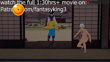 Preview 1 of Dylan Phoenix And Ryan Conner - Dragon Ball Zex | Part 3 | Chichi rabbit costume | Full movie on PTRN