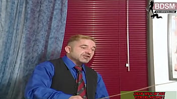 Preview 3 of Hairy Sleepover - Deutsche devote teen Arsch versohlen Bestrafung in lustiger Geschichte